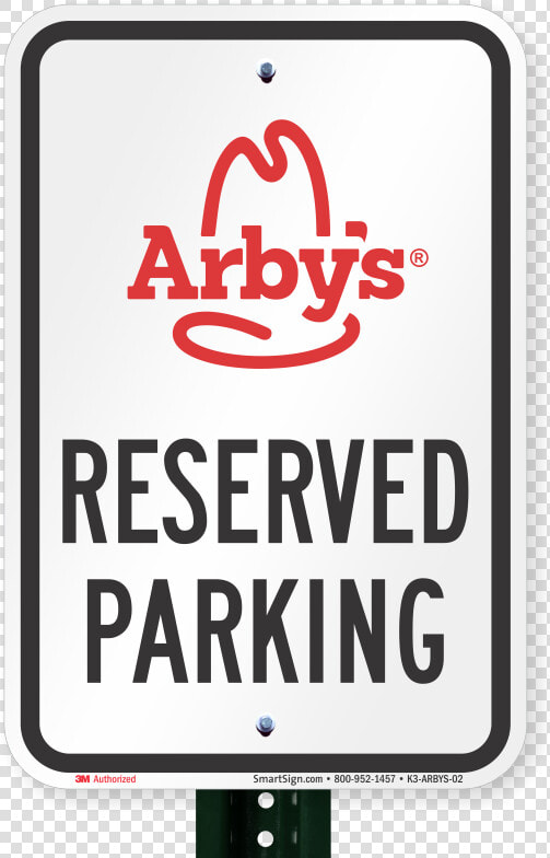 Transparent Arbys Logo Png   Parking Sign  Png DownloadTransparent PNG