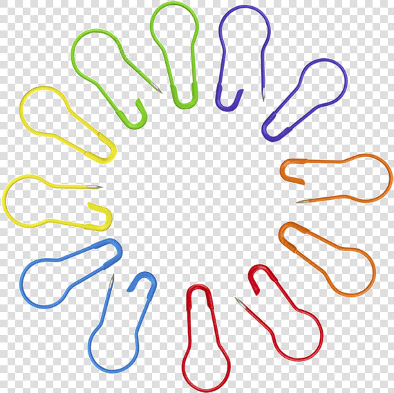 2016 Hisafetycolors   Knitter  39 s Safety Pins  HD Png DownloadTransparent PNG