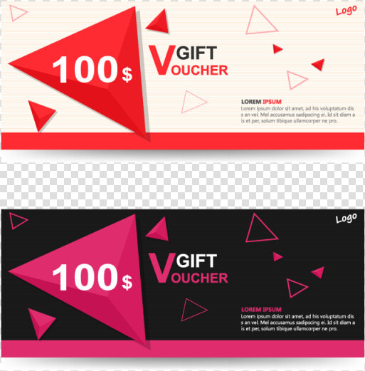 A Vector Business Card   Gift Voucher Template Voucher Png  Transparent PngTransparent PNG