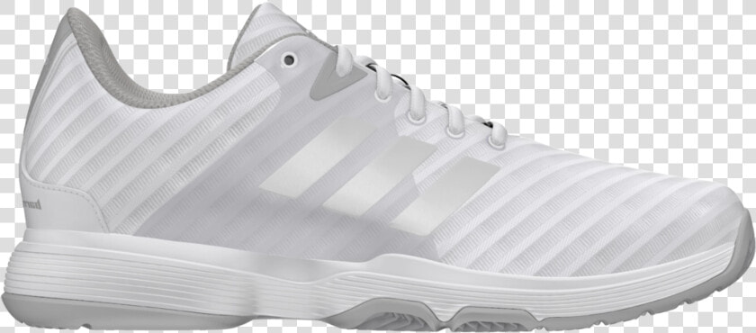 Adidas Womens Barricade Court White silver  HD Png DownloadTransparent PNG