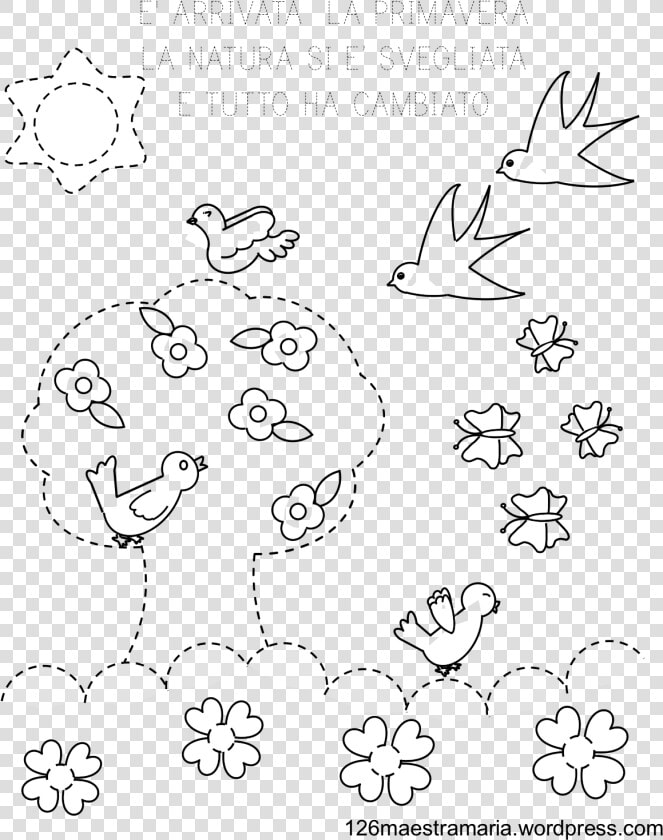 Drawing Spring Winter Season Image   Schede Didattiche Primavera Scuola Infanzia  HD Png DownloadTransparent PNG