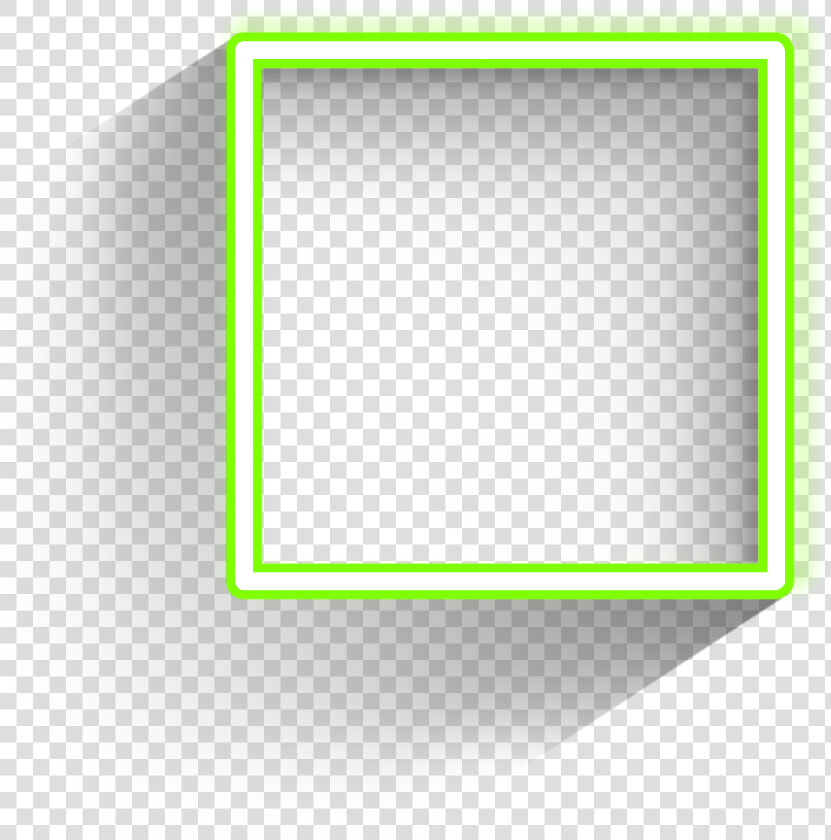  square  freetoedit  frame  green  border  geometric   Picsart Border Yellow  HD Png DownloadTransparent PNG