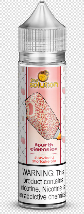 60ml Bottle Of Fourth Dimension Vape Juice By The Solution   Juice Magna Cremino  HD Png DownloadTransparent PNG