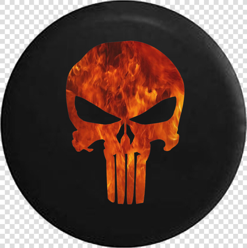 American Patriot Punisher Skull Fire Flames   Punisher Skull Fire  HD Png DownloadTransparent PNG