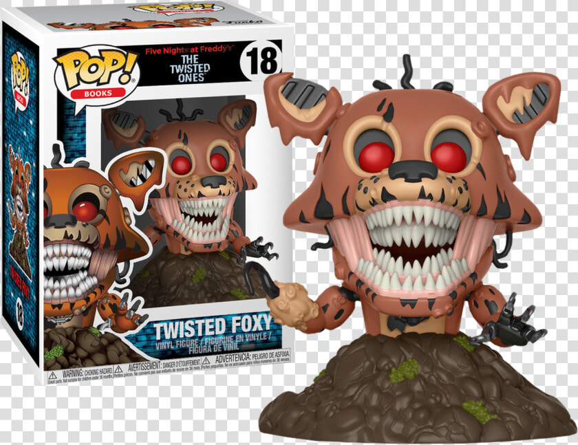 Vinyl Figure 19 Action Figures Five Nights At Freddys   Twisted Foxy Pop  HD Png DownloadTransparent PNG