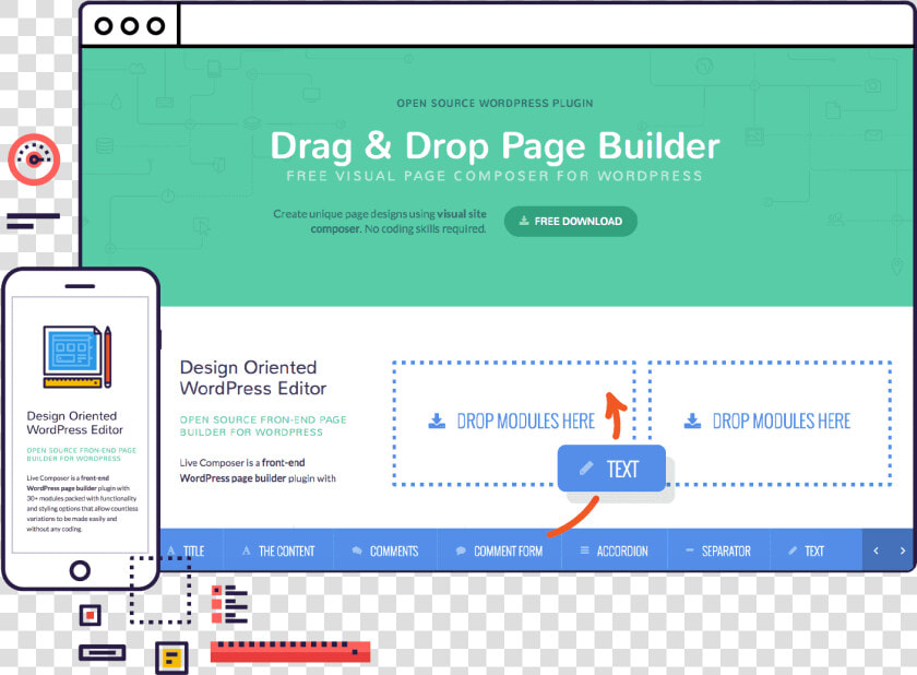 Page Builder Live Composer  HD Png DownloadTransparent PNG