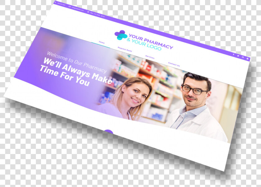 Pharmacy Website Header Section   Paper  HD Png DownloadTransparent PNG