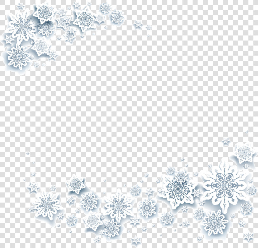  ftestickers  christmas  winter  snowflakes  frame   Illustration  HD Png DownloadTransparent PNG