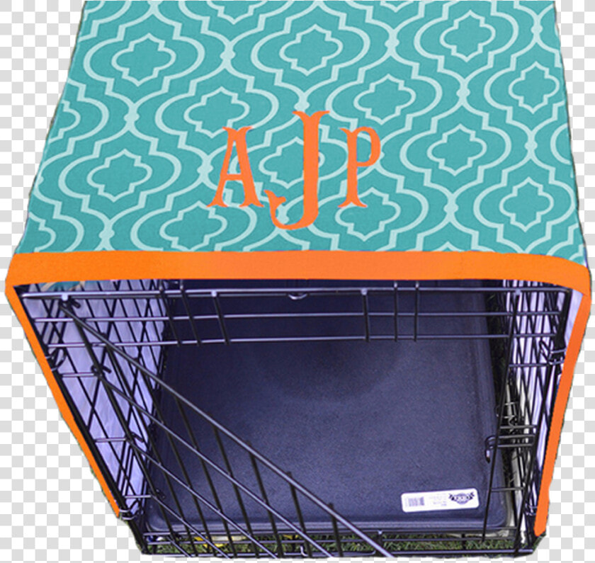 Peacock Quatrefoil Monogram Dog Crate Cover   Paper  HD Png DownloadTransparent PNG