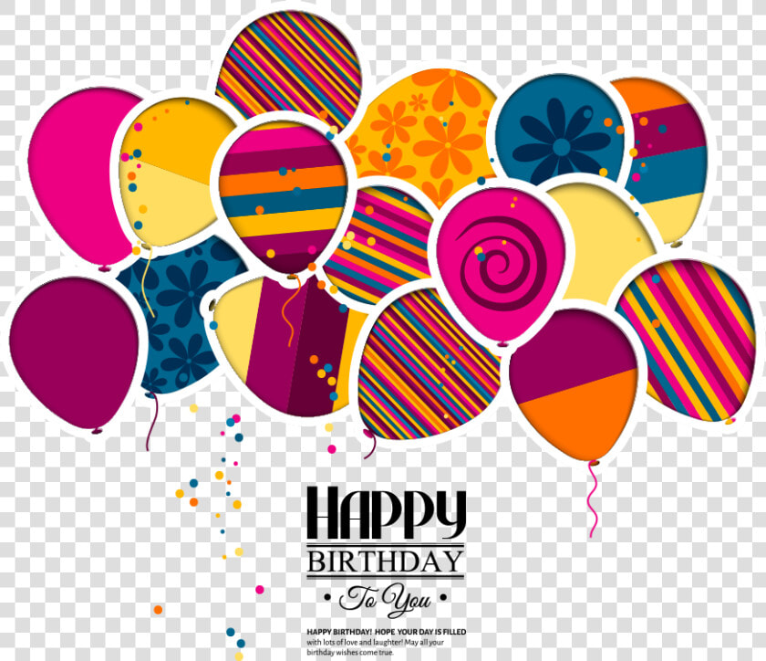 Vector Wedding Greeting Birthday Invitation Cake Balloons   Background Birthday Vector Png  Transparent PngTransparent PNG