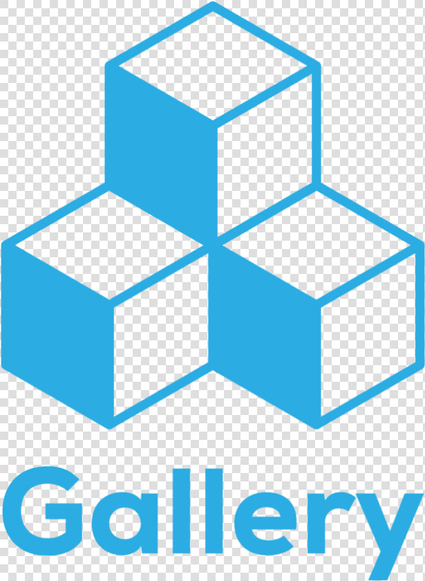 The Bezlio Gallery Icon With Three Stacked Boxes   Cubes Icon  HD Png DownloadTransparent PNG