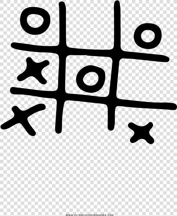 Tic Tac Toe Coloring Page  HD Png DownloadTransparent PNG