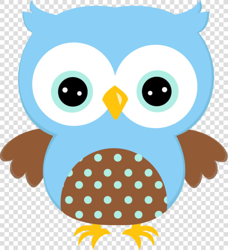 Owls Clipart Sleeping   Blue Owl Clipart  HD Png DownloadTransparent PNG