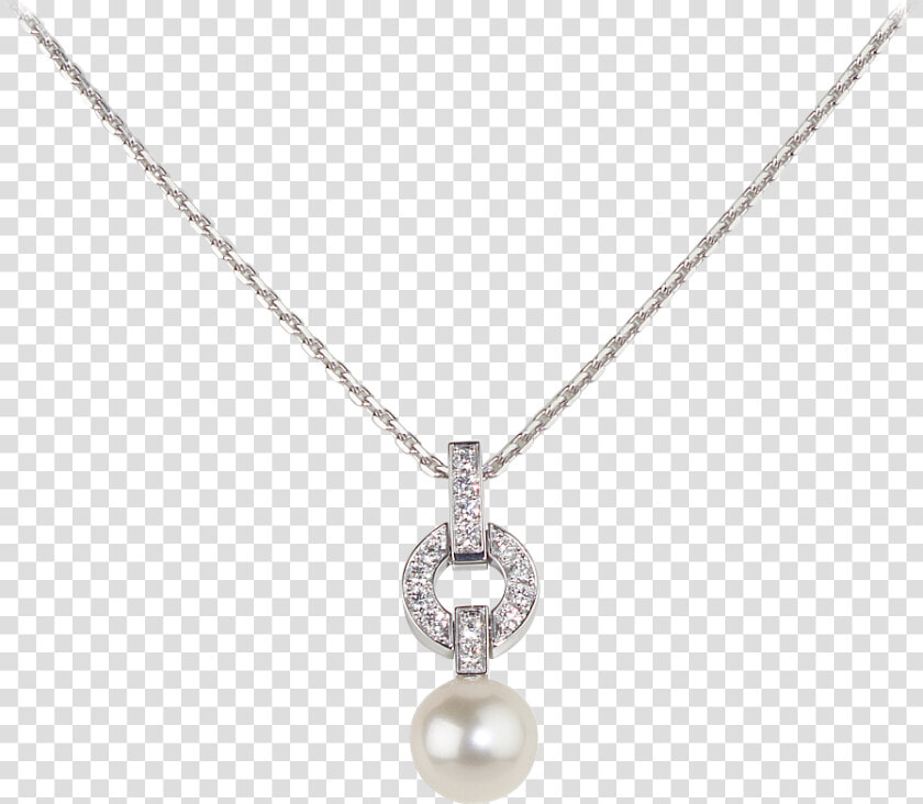 Transparent Diamonds And Pearls Png   Diamond Heart Necklace Collier Perle Cartier Colier  Png DownloadTransparent PNG