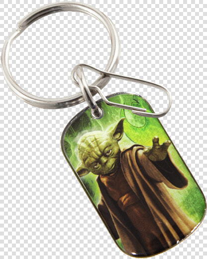 Picture Of Star Wars Yoda Domed Key Chain   Keychain  HD Png DownloadTransparent PNG