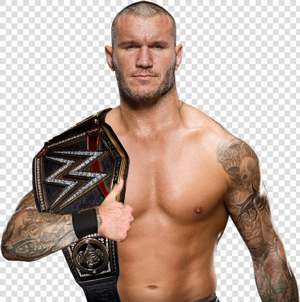 Randy Orton   Randy Orton With Wwe Championship  HD Png DownloadTransparent PNG