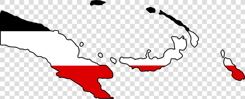 Flag Map Of German New Guinea   German Empire Flag Map  HD Png DownloadTransparent PNG