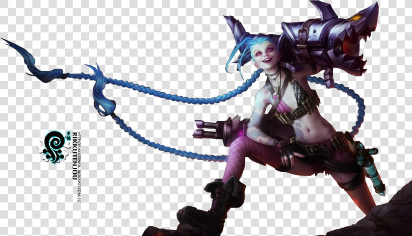 Download Jinx Transparent Background 261   League Of Legends Jinx Png  Png DownloadTransparent PNG