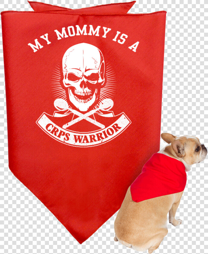 Customisable Crps Warrior Skull Doggie Bandana   T shirt  HD Png DownloadTransparent PNG