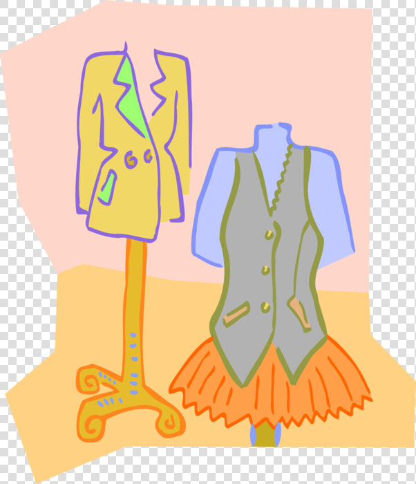 Vector Illustration Of Three dimensional Dress Form   Illustration  HD Png DownloadTransparent PNG