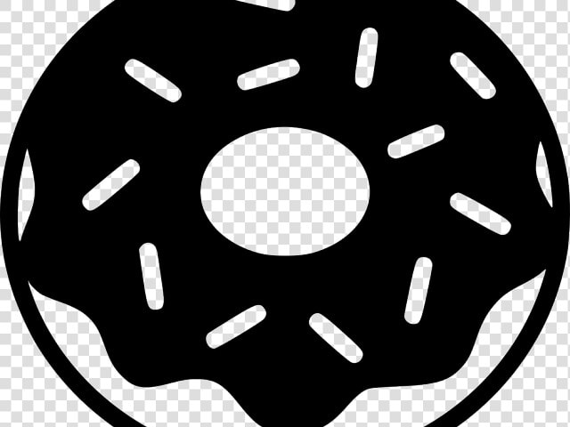 Transparent Doughnut Clipart   Donut Clipart Black And White  HD Png DownloadTransparent PNG