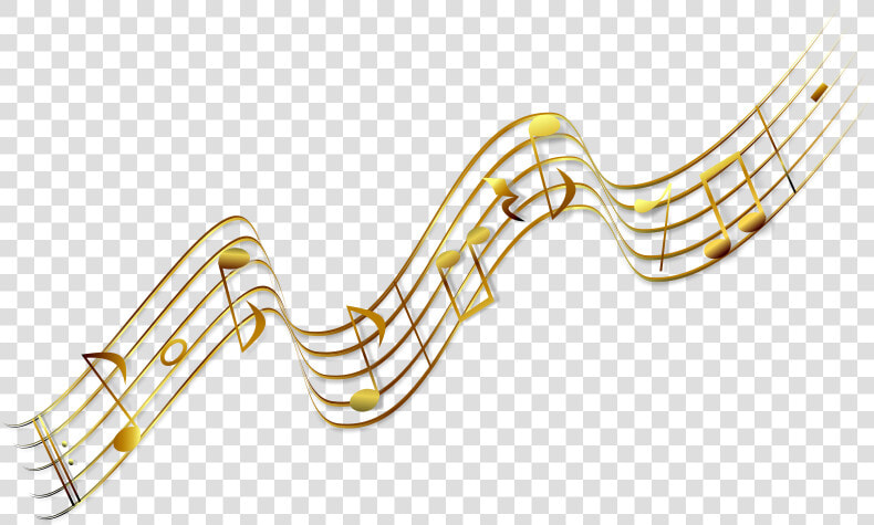 Transparent Notas Musicales Vector Png   Golden Music Notes Transparent  Png DownloadTransparent PNG