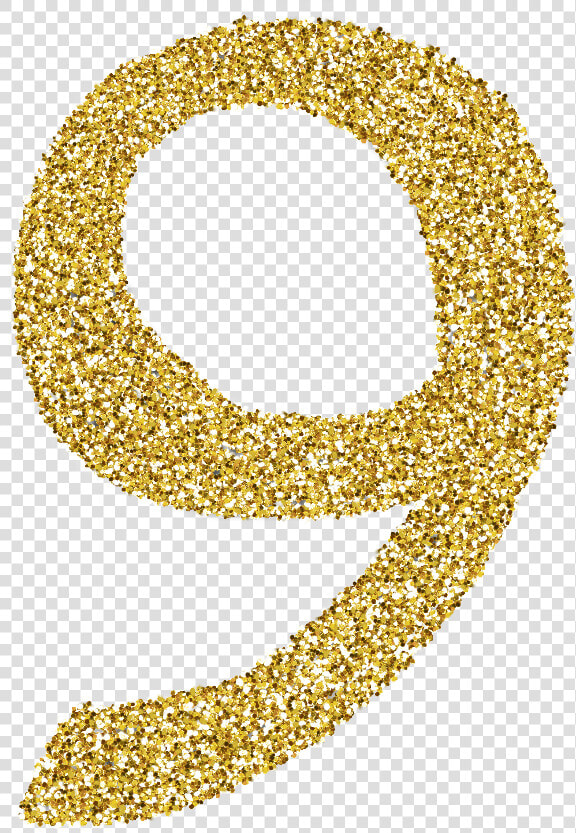 Transparent Gold Sparkle Png Transparent   Number 9 Gold Glitter Png  Png DownloadTransparent PNG