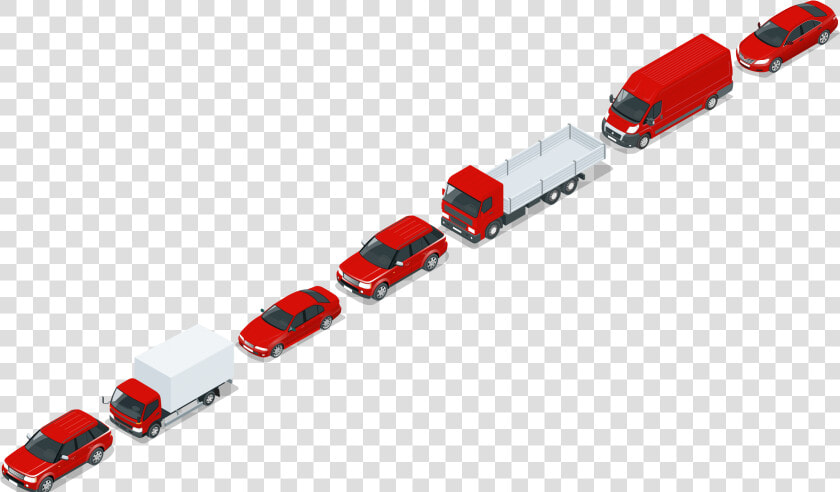 A Lane Of Slow moving  Congested Traffic   Passive Circuit Component  HD Png DownloadTransparent PNG