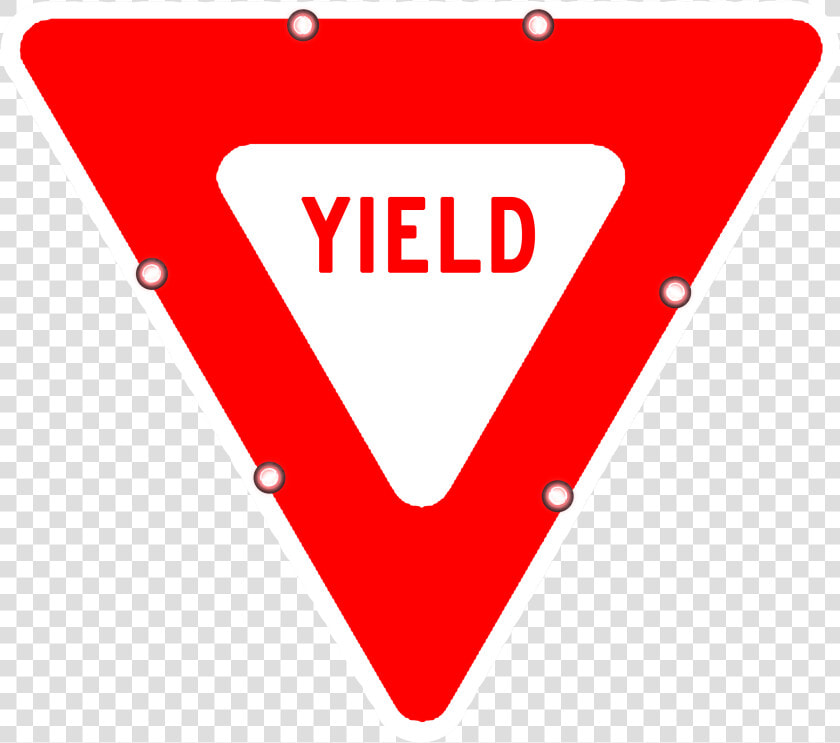 Image Logo For Lighted Roadway Signs   Does Yield Right Of Way Mean  HD Png DownloadTransparent PNG