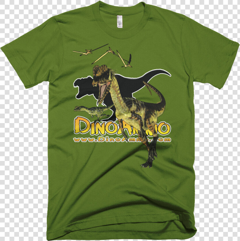 Dino Ammo Dilophosaurus Full Color Short Sleeve T Shirt   Reefkeeping Shirt  HD Png DownloadTransparent PNG