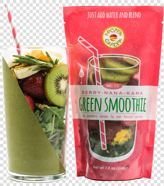 Frozen Garden Berry Nana Rama Frozen Green Smoothie   Health Shake  HD Png DownloadTransparent PNG