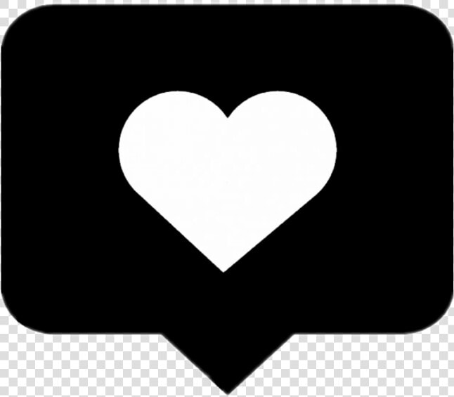  instagram  love  heart  like  black  png  box  remix   Instagram Like Black And White  Transparent PngTransparent PNG