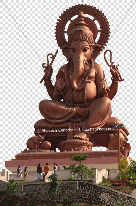 Begdewadi Ganpati Temple  huge Statue    Begdewadi Pune  HD Png DownloadTransparent PNG