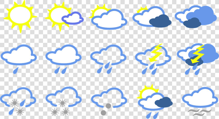 Transparent Esta Lloviendo Clipart   Symbol Weather  HD Png DownloadTransparent PNG