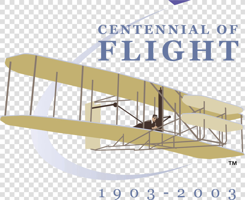 Centennial Of Flight 1903 2003 Logo Png Transparent   Wright Brothers Memorial Png  Png DownloadTransparent PNG