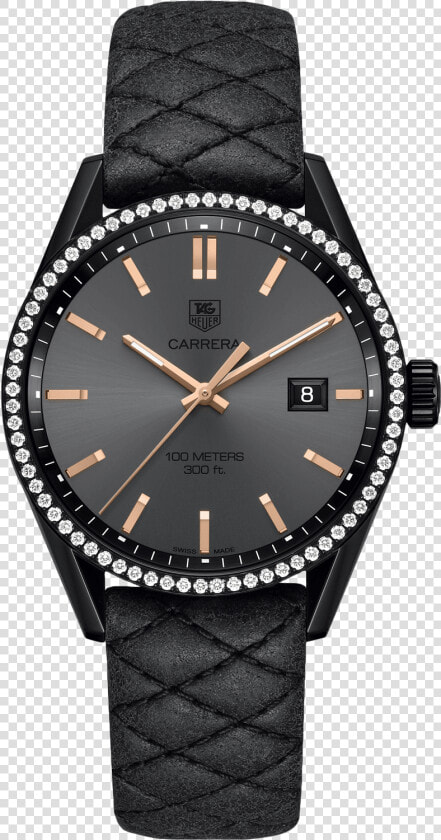 Transparent Cara Delevingne Png   Tag Heuer Black Watches For Woman  Png DownloadTransparent PNG