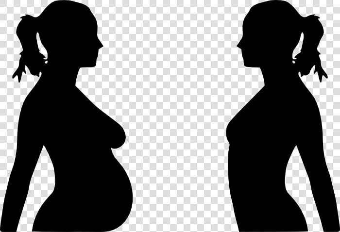 Transparent Baby In Womb Png   Pregnant And Non Pregnant  Png DownloadTransparent PNG