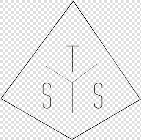 Sts   Triangle   Black   Thicker Line  HD Png DownloadTransparent PNG