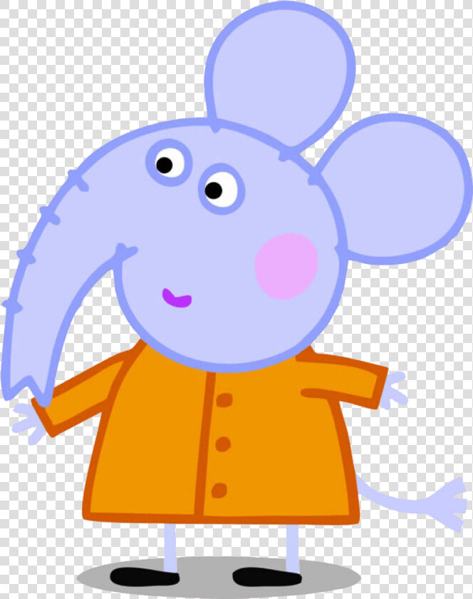 Peppa Pig Elephant   Personajes De Peppa Pig Png  Transparent PngTransparent PNG