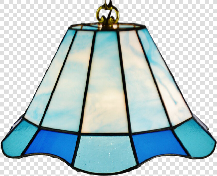 Vintage Tiffany Style Blue Leaded Glass Stained Glass   Stained Glass  HD Png DownloadTransparent PNG