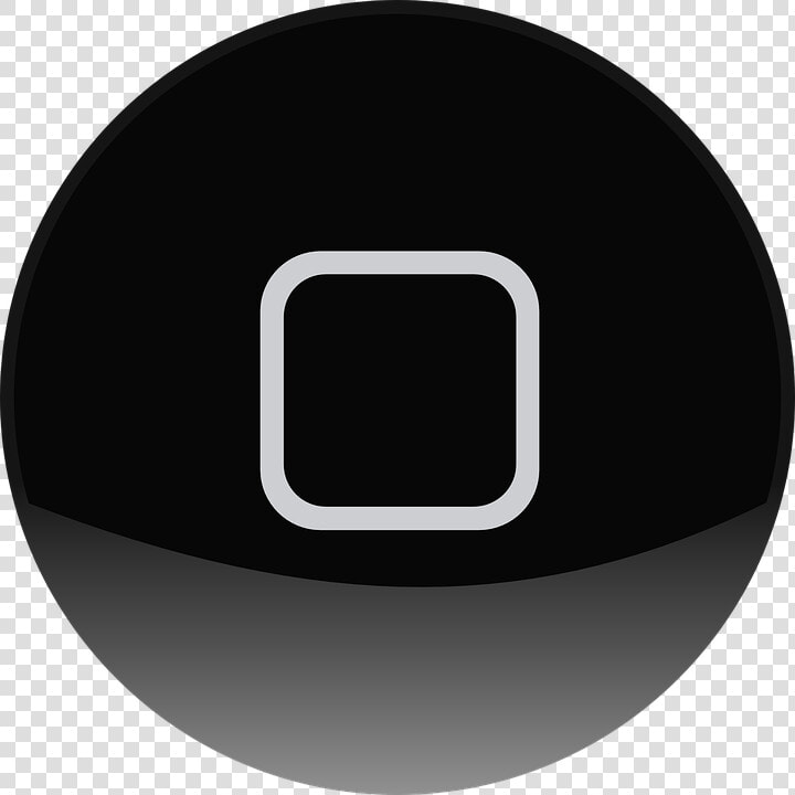 Iphone  Apple  Black  Button  Circle  Ipod  Rectangle   Apple Home Button Png  Transparent PngTransparent PNG