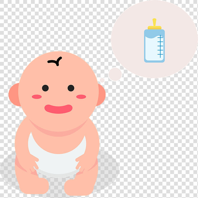 Gambar Bayi Minum Susu Kartun  HD Png DownloadTransparent PNG