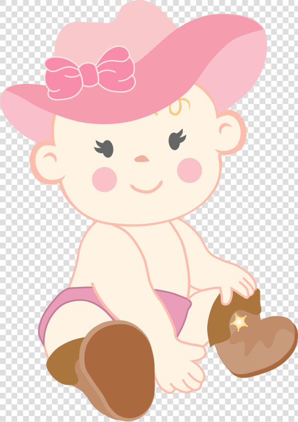 Clip Art Minus Say Hello Bebes   Baby Cowgirl Png  Transparent PngTransparent PNG