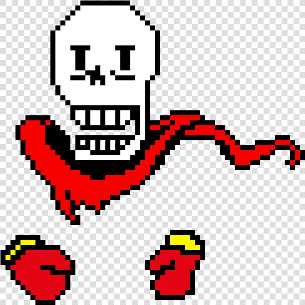 Transparent Sprite Papyrus   Dusttale Papyrus Pixel Art  HD Png DownloadTransparent PNG