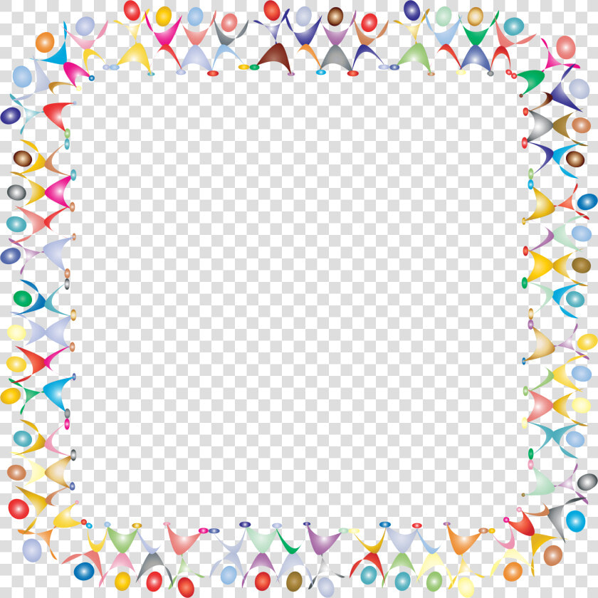 Dance Border Clip Art Clipart Dancing People Square   Music Border Landscape  HD Png DownloadTransparent PNG