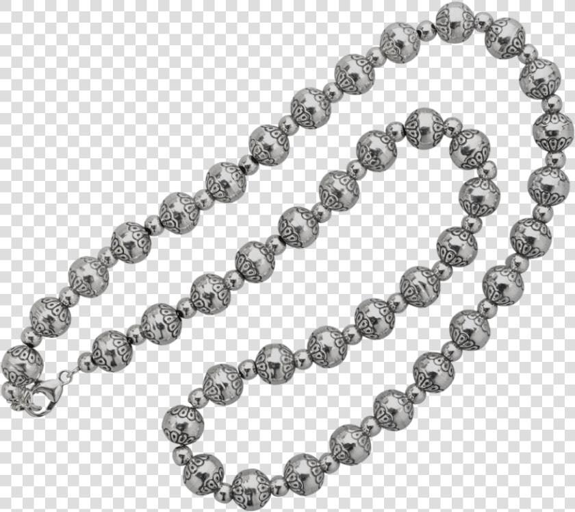 Beaded Silver Necklaces  HD Png DownloadTransparent PNG