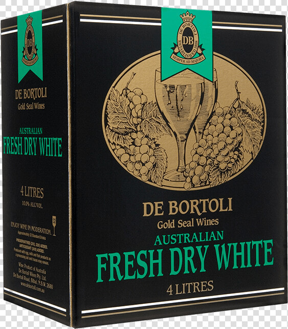 De Bortoli Gold Seal Dry White 4l Cask   De Bortoli Gold Seal Wines  HD Png DownloadTransparent PNG