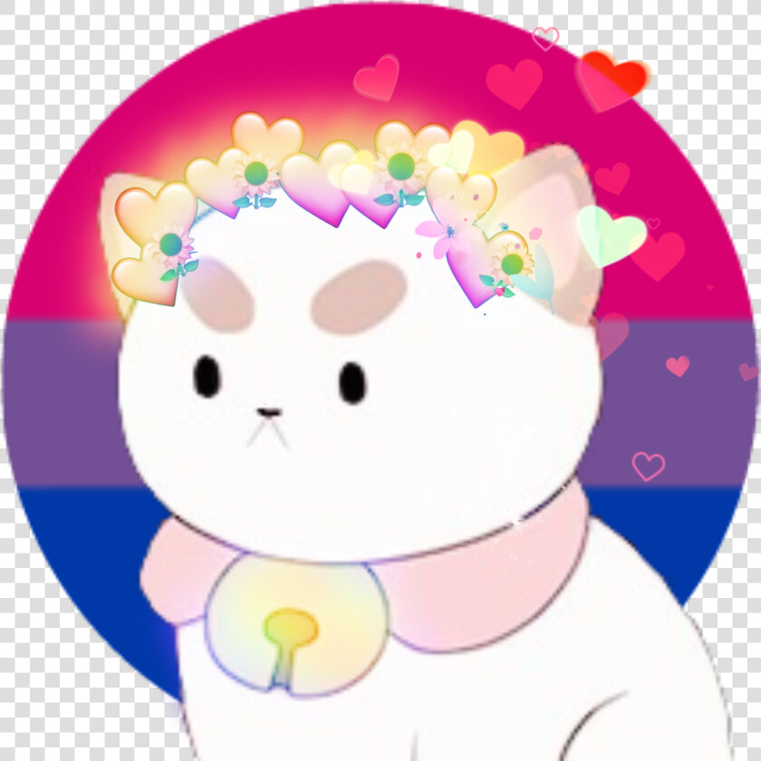 Bisexual Puppycat Free To Use Icon   Cartoon  HD Png DownloadTransparent PNG