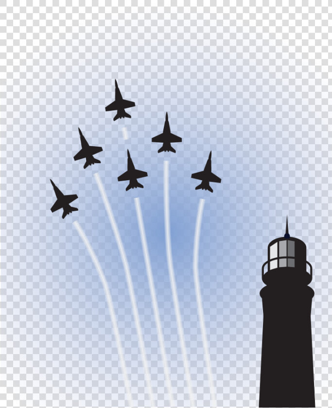 Blue Angels Over Lighthouse   Royal Australian Air Force  HD Png DownloadTransparent PNG