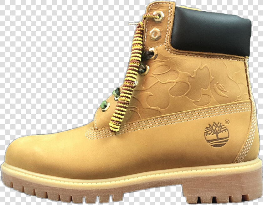   timberland  bape  undefeated  boot  boots   Work Boots  HD Png DownloadTransparent PNG